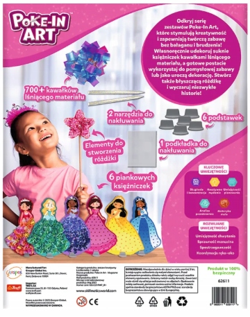 TREFL Skillmatics Poke-In Art stebuklingos princesės - Image 2
