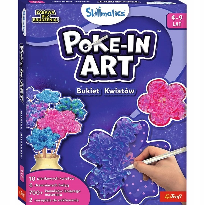 TREFL Skillmatics Poke-In Art gėlių puokštė