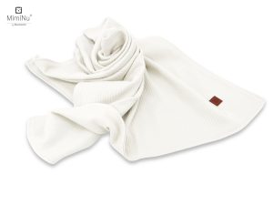 KIECZMERSKI antklodė 75x100 cm MIMINU SOFT interlock medvilnė 100% kreminė