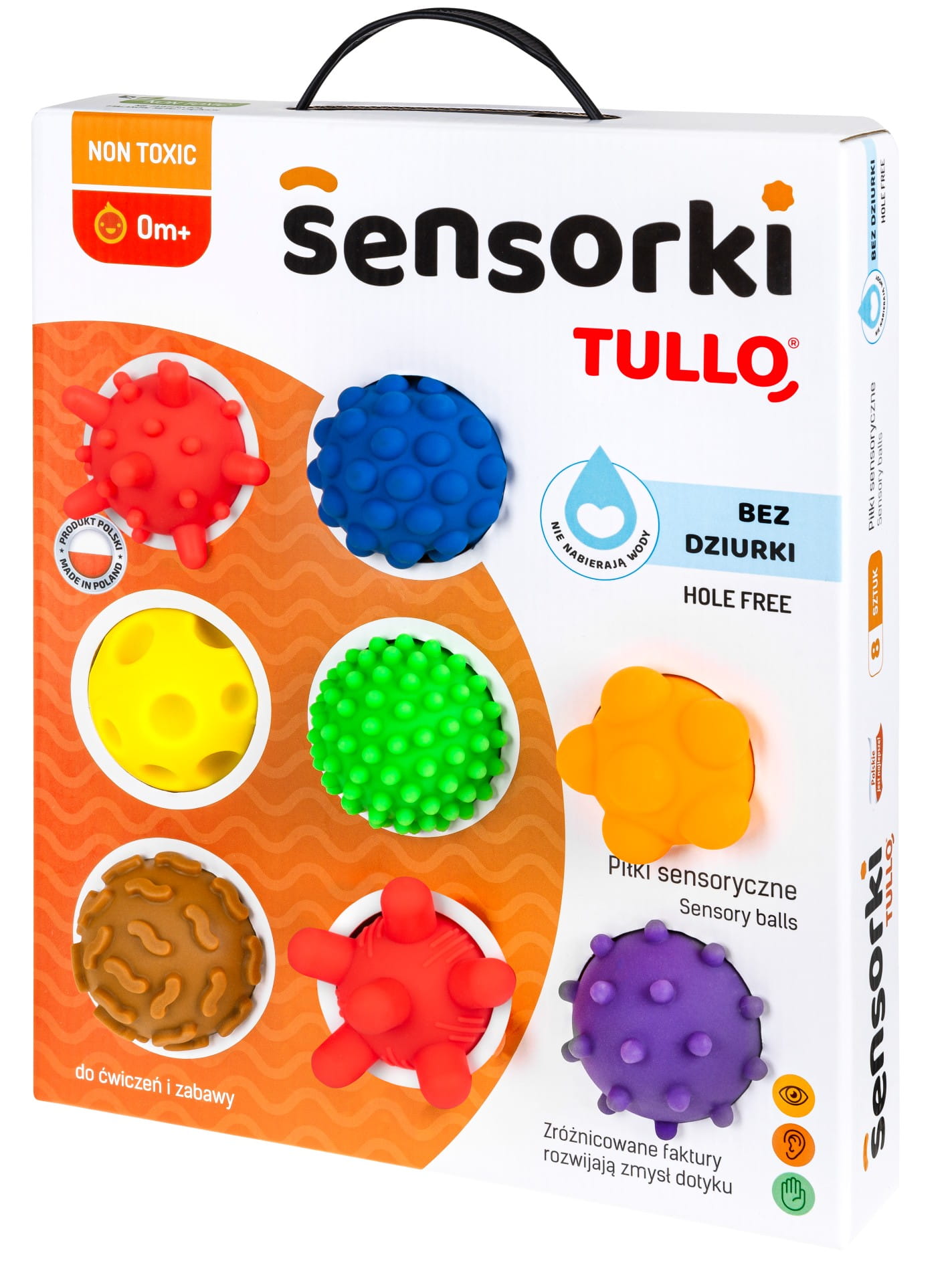 TULLO Sensoriniai rutuliai Jutikliai 8 vnt. be skylės