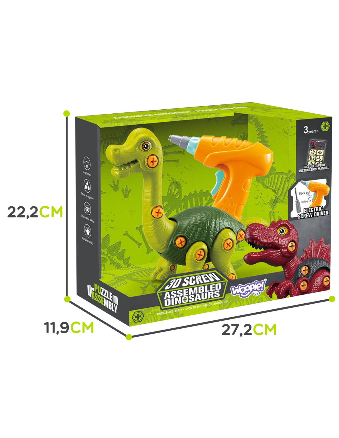 WOOPIE Brachiosaurus statybinis rinkinys - Image 3