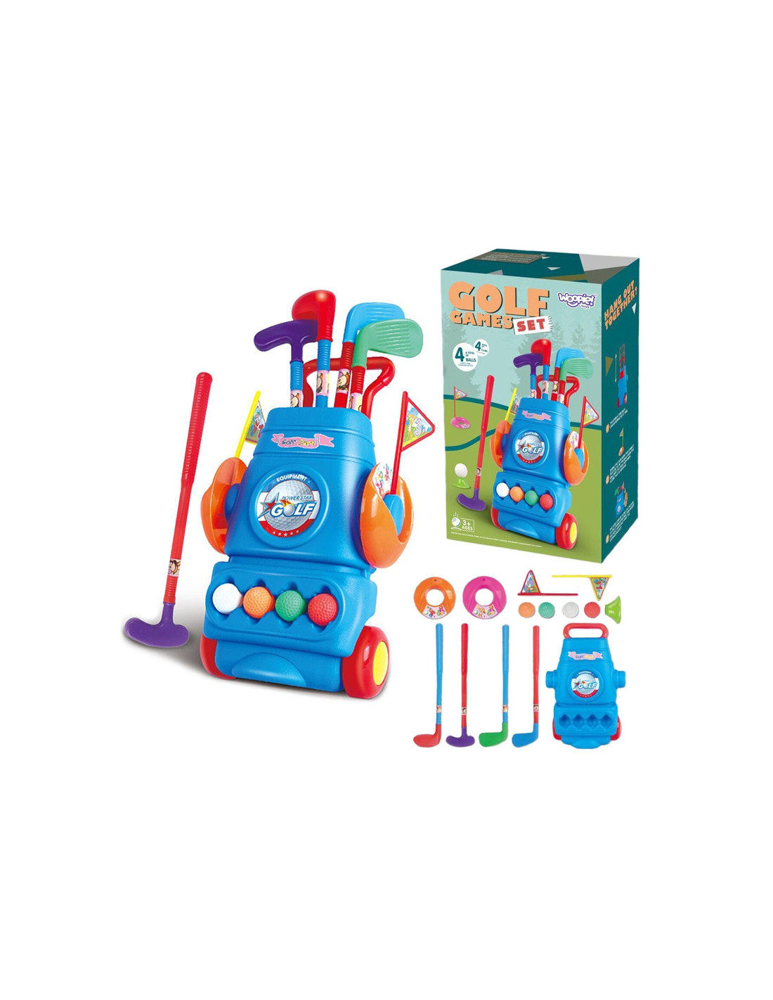 WOOPIE Mažojo golfo žaidėjo rinkinys - Image 3