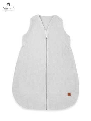 KIECZMERSKI AVI MUSLIN vasarinis miegmaišis, 100% medvilnė, 3-12m, 0,5-1 TOG kreminė