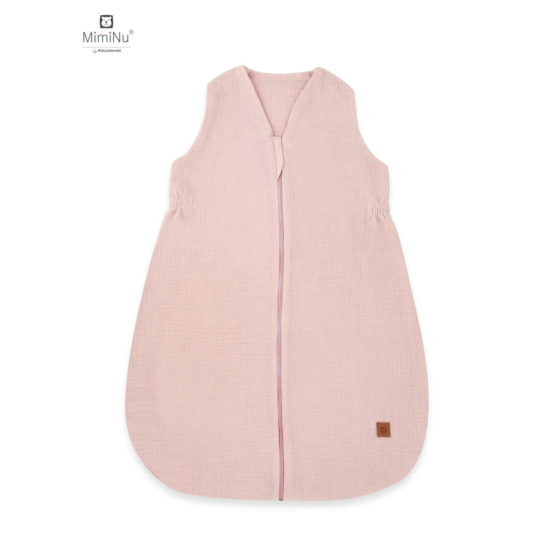 KIECZMERSKI AVI MUSLIN vasarinis miegmaišis, 100% medvilnė, 3-12m, 0,5-1 TOG rožinė