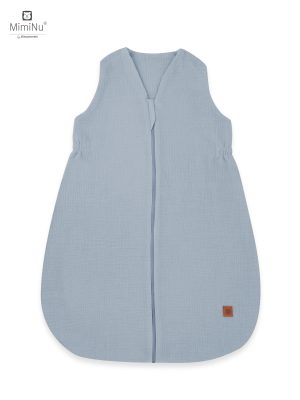 KIECZMERSKI AVI MUSLIN vasarinis miegmaišis, 100% medvilnė, 3-12m, 0,5-1 TOG džinsinė
