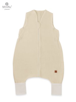 KIECZMERSKI Vasarinis miegmaišis su kojelėmis MUSLIN S 100% medvilnė, 1-2,5 metai, 0,5-1 TOG švelni smėlinė