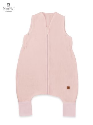 KIECZMERSKI Vasarinis miegmaišis su kojelėmis MUSLIN S 100% medvilnė, 1-2,5 metai, 0,5-1 TOG rožinė