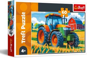 TREFL Puzzle 60 Ūkininko transporto priemonė