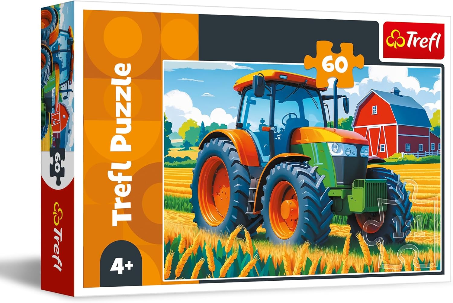 TREFL Puzzle 60 Ūkininko transporto priemonė