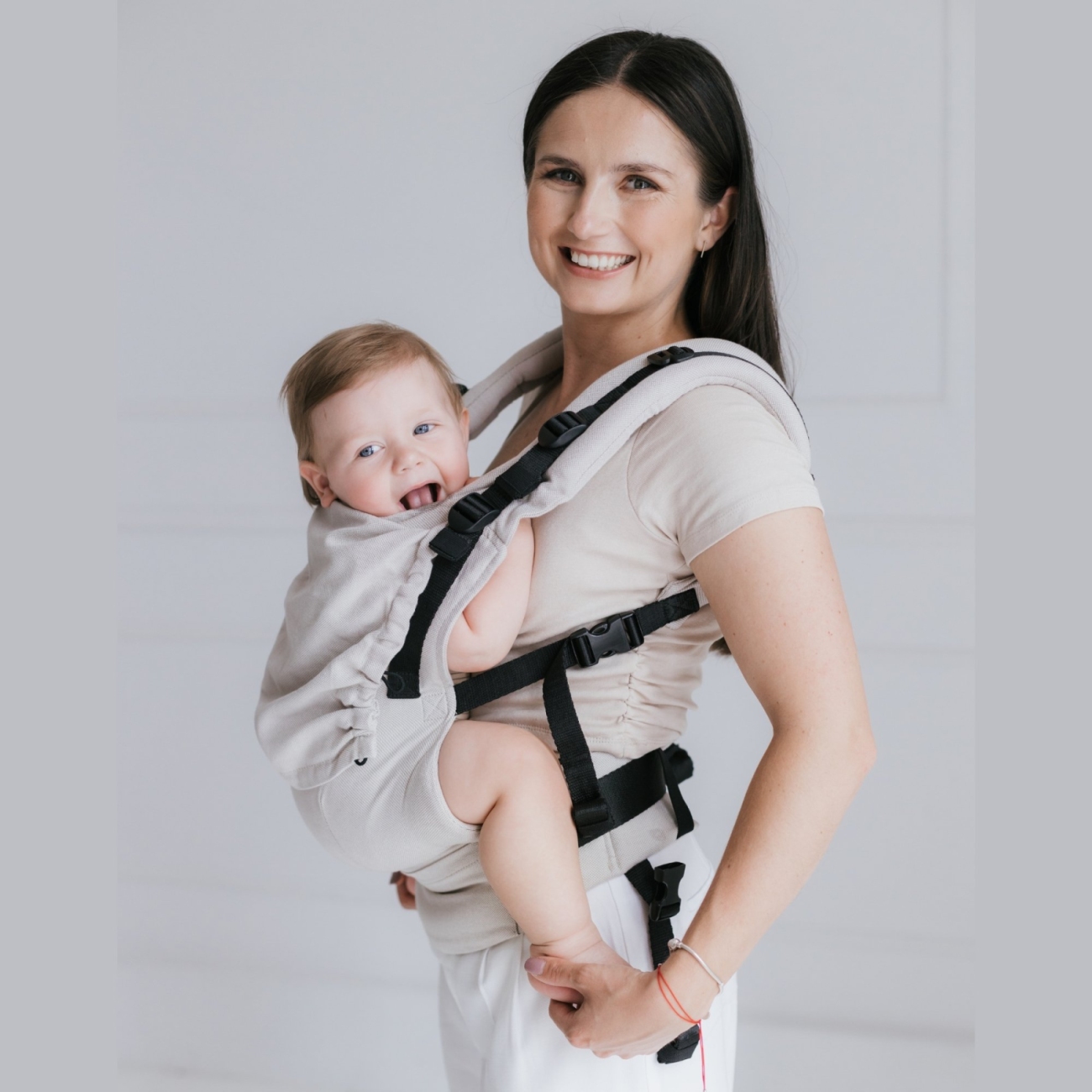 ZAFFIRO BabyGrow Baby Carrier Roma smėlio spalvos - Image 2