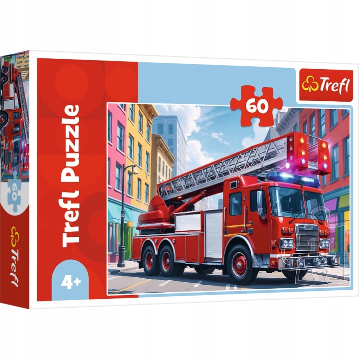 TREFL Puzzle 60 Gaisrinis automobilis