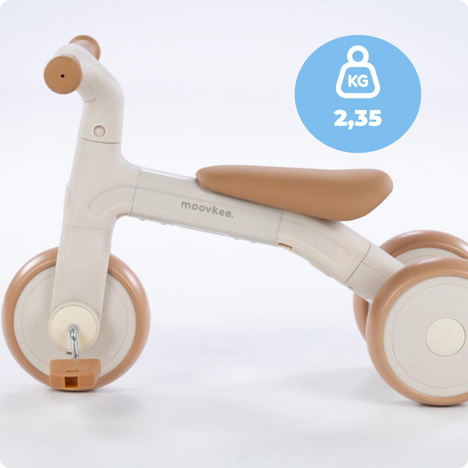 MOOVKEE TODI Triratis balansinis dviratis su pedalais 3in1 minkštas mintas - Image 4