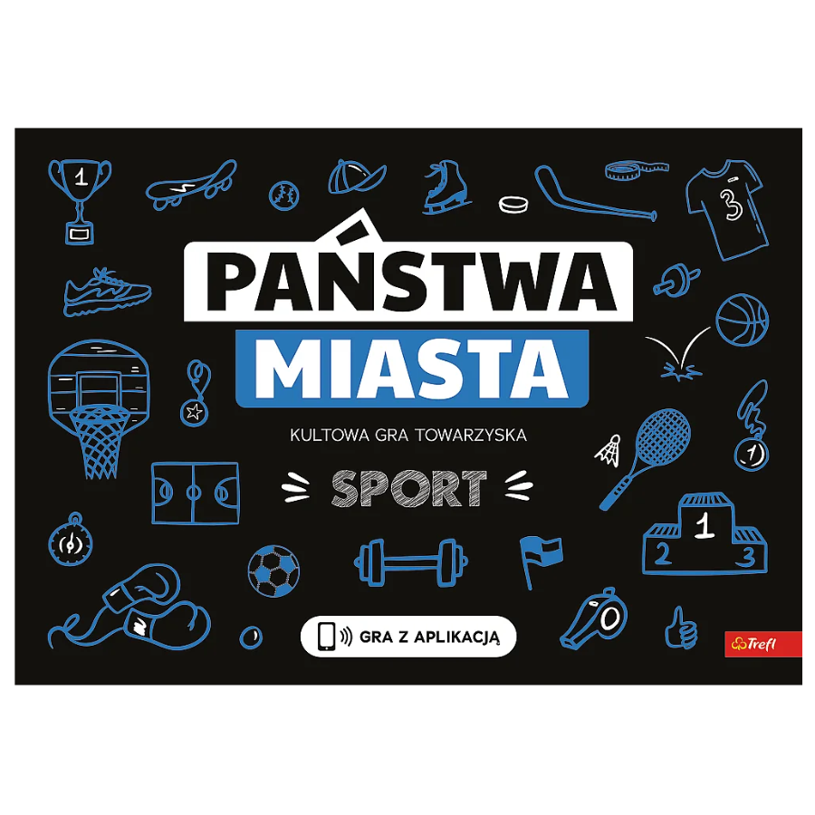 TREFL miesto ir valstijos vakarėlių žaidimas. Sportas