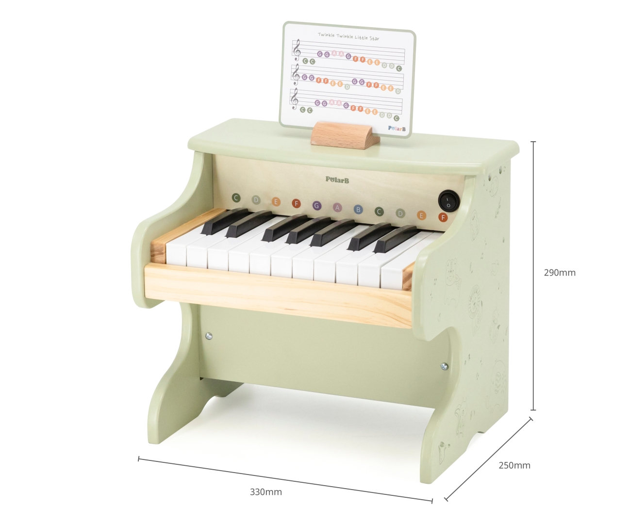 VIGA PolarB Medinis pianinas vaikams - Image 10