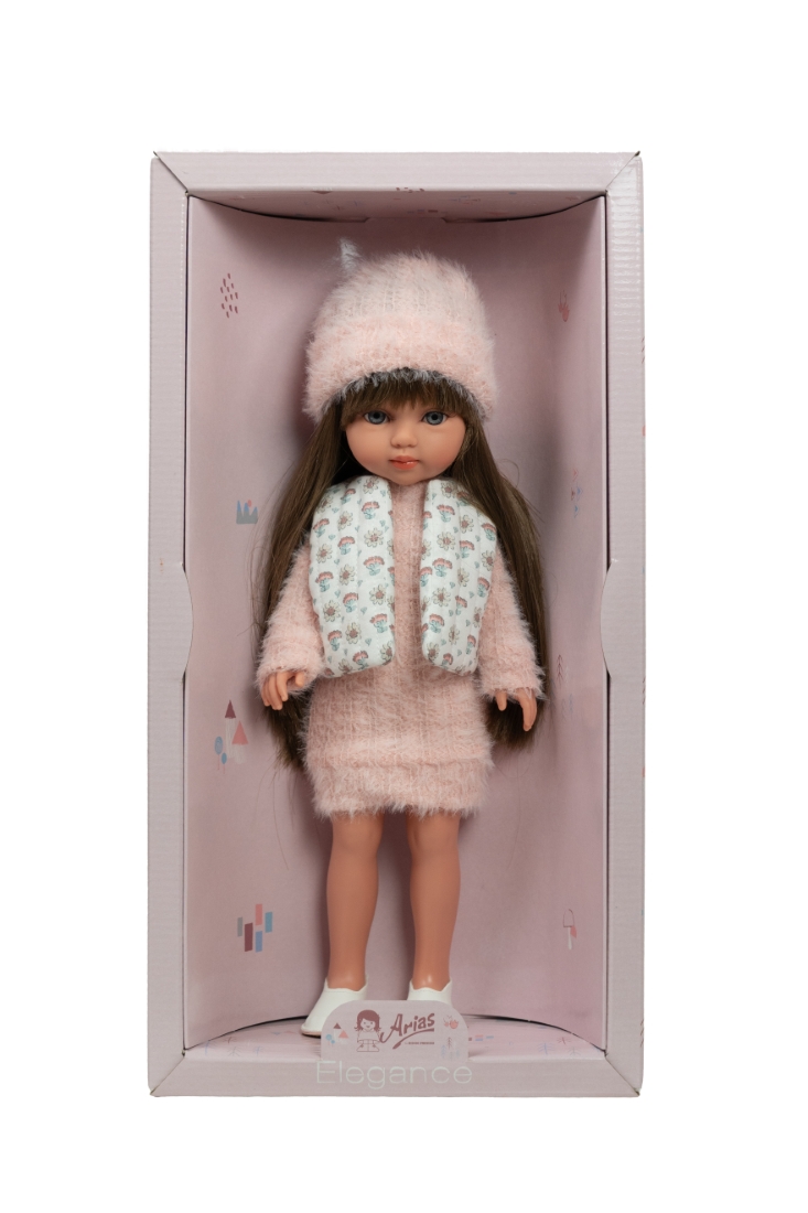 Arias lėlė mergaitė Carlota pūkuota suknele, 36 cm - Image 4