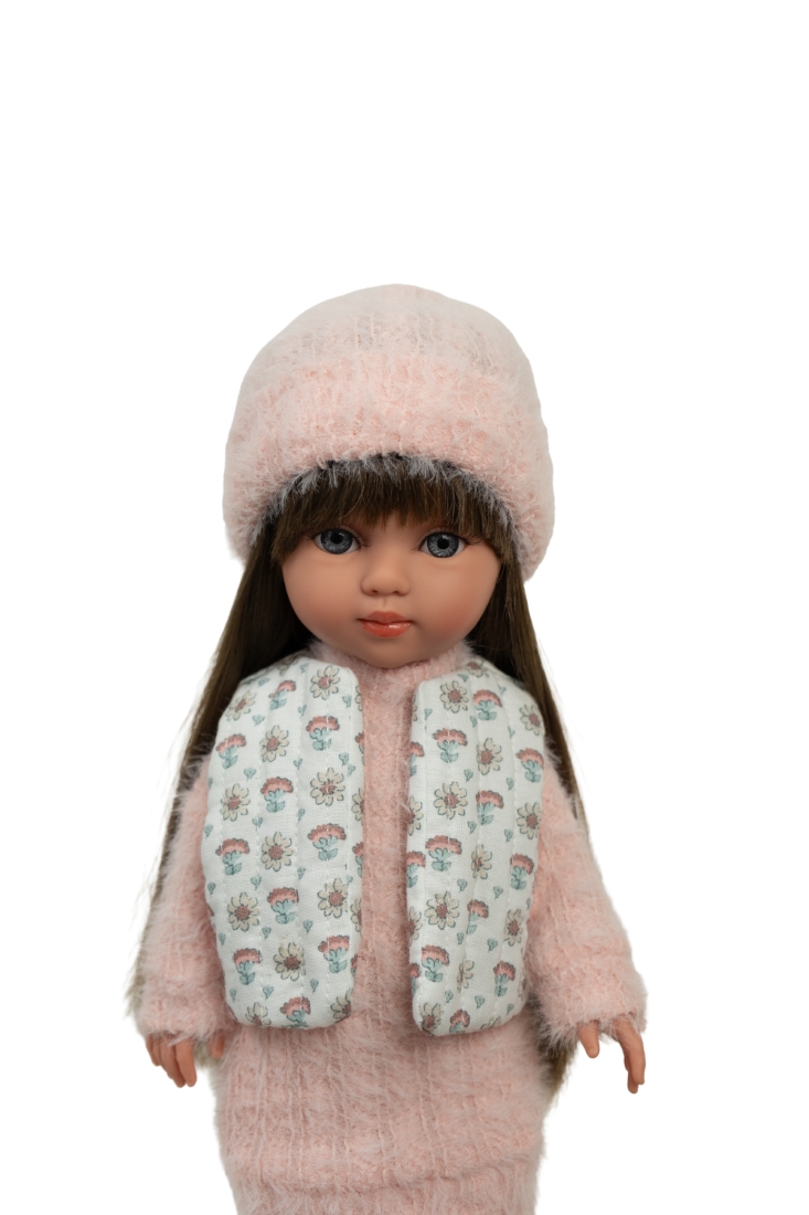 Arias lėlė mergaitė Carlota pūkuota suknele, 36 cm - Image 3