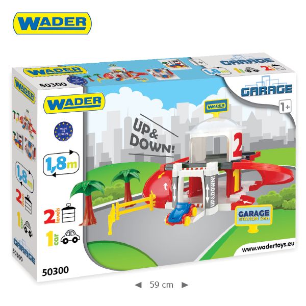 WADER Garažas su liftu - 2 lygiai