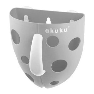 AKUKU Talpykla vonios žaislams, pilka