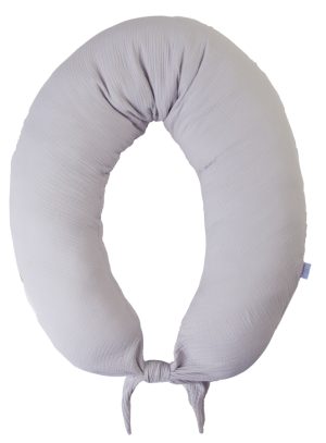 MATEX MOON MUSLIN pozicionavimo pagalvė 260 cmj. pilka