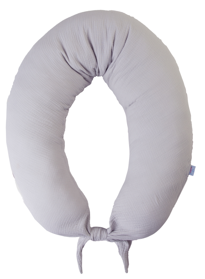 MATEX MOON MUSLIN pozicionavimo pagalvė 260 cmj. pilka
