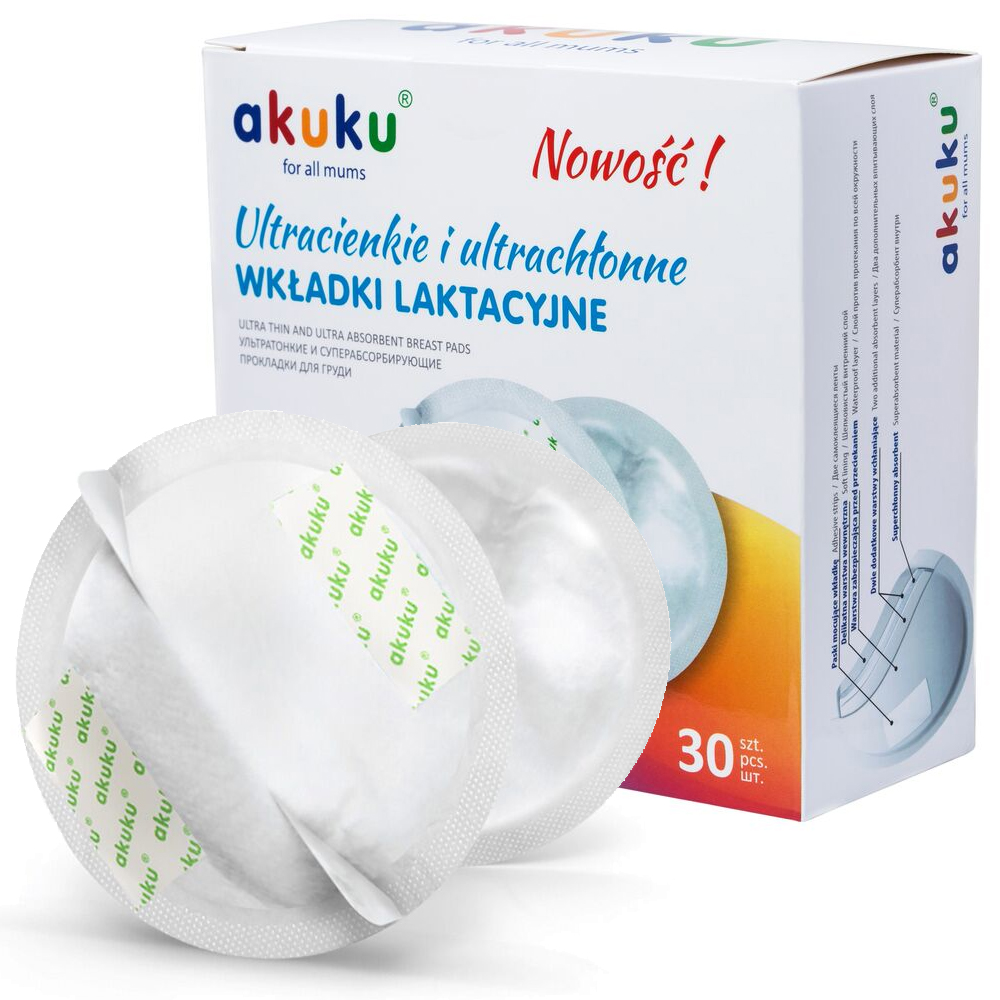 AKUKU Itin ploni žindymo įklotai