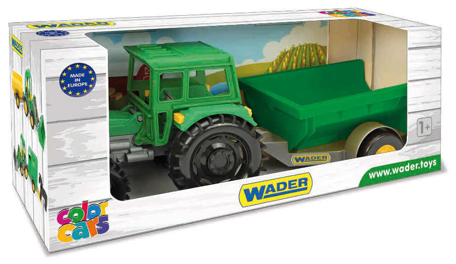 WADER Farmer traktorius su priekaba dėžėje - Image 2