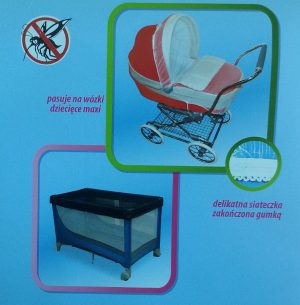 TOPGAL Tinklelis nuo uodų kelioninei lovai, juodas