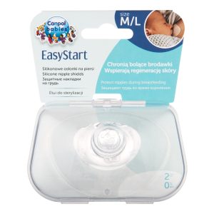 CANPOL Krūtų antspeniai L EasyStart 2 vnt - medicinos prietaisas