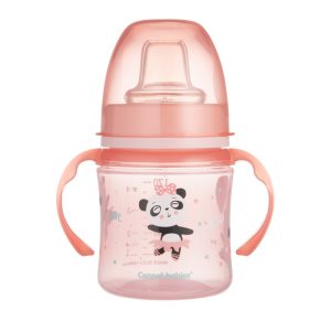 CANPOL EasyStart treniruočių puodelis 120ml - Saldi smagi rožinė