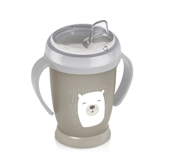 LOVI My Junior neišsiliejantis puodelis 250ml Buddy Bear