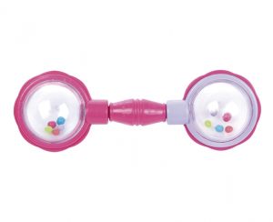 CANPOL Rattle New Barbell rožinė