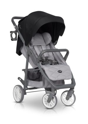EURO-CART FLEX Antracite kūdikio vežimėlis