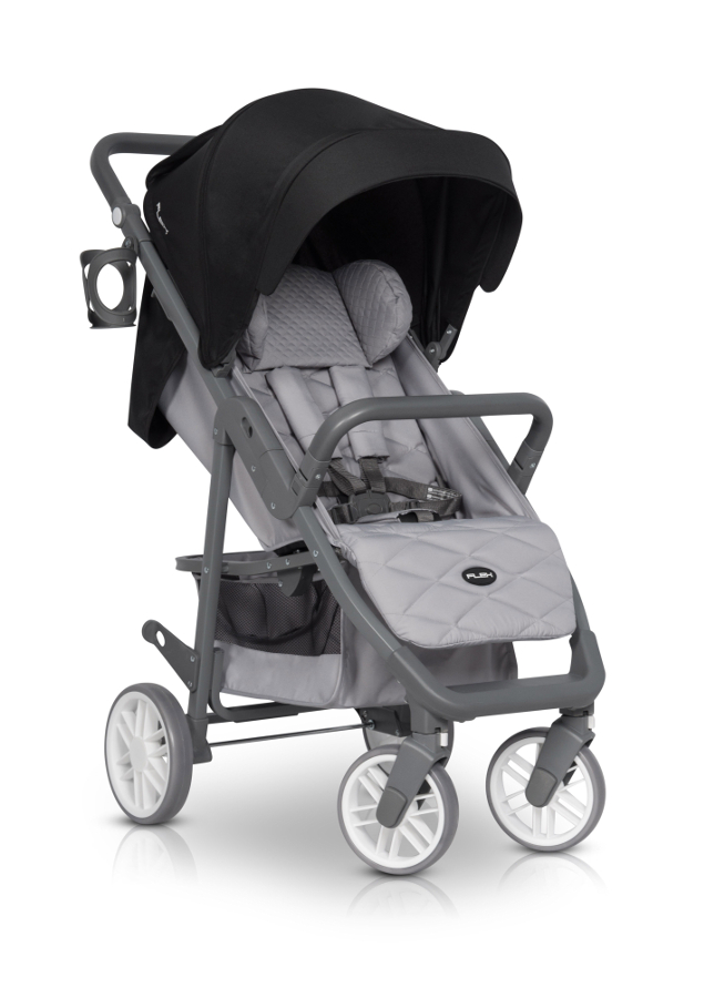 EURO-CART FLEX Antracite kūdikio vežimėlis