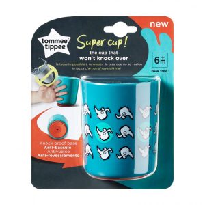 TOMMEE TIPPEE SUPER TAURĖLIS 190 ml 6+ žalia AKCIJA 1 + 1 puodelis 300 ml