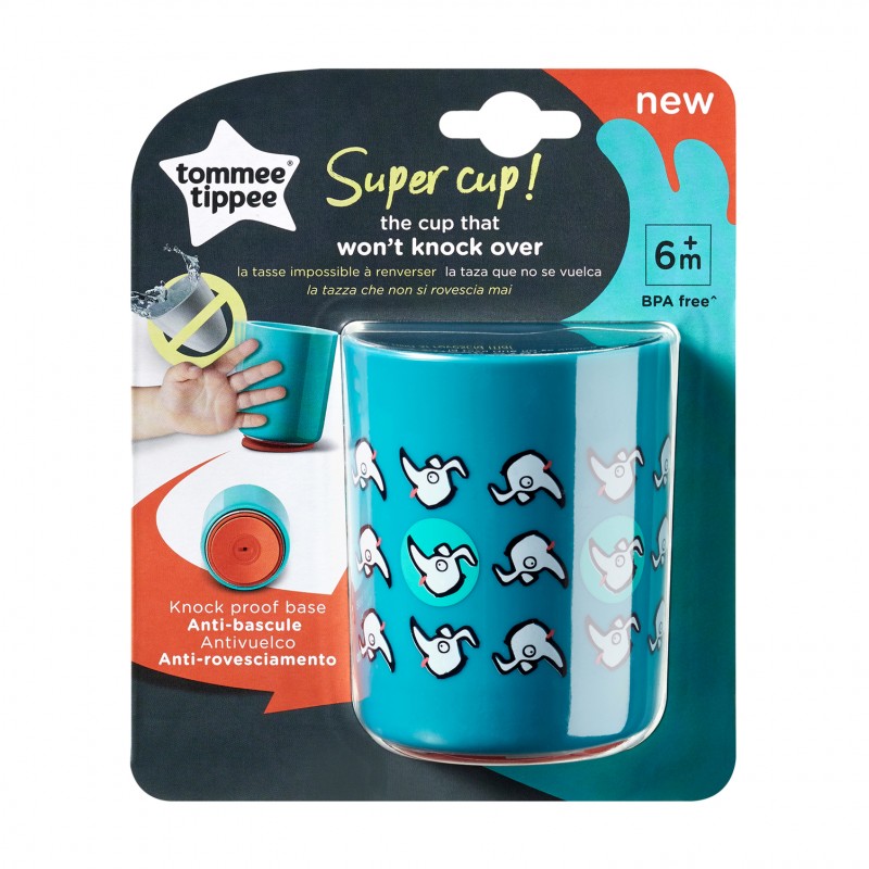 TOMMEE TIPPEE SUPER TAURĖLIS 190 ml 6+ žalia AKCIJA 1 + 1 puodelis 300 ml