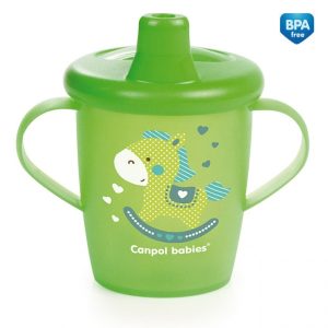 CANPOL Anywayup sippy puodelis 250 ml Žaislai žalias