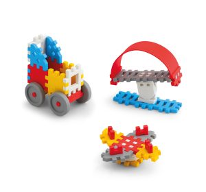 MARIOINEX Vaflinės mini kaladėlės 35 vnt. Konstruktorius (berniukas)