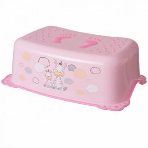 MALTEX Footstool 2K Zebra rožinė