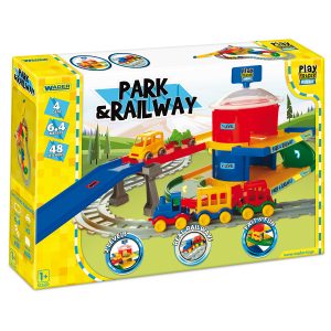 WADER Play Trucks Railway geležinkelio stotis