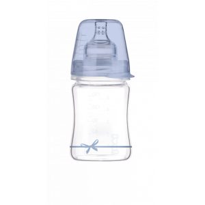 LOVI Diamond Glass buteliukas 150 ml Baby Shower Boy