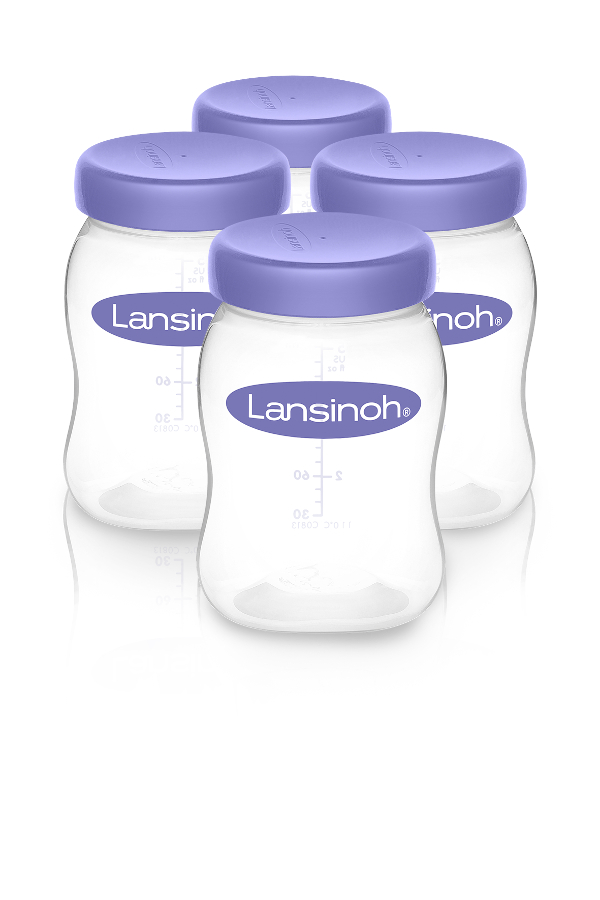 LANSINOH Pieno laikymo buteliukai 4 vnt. - Image 2