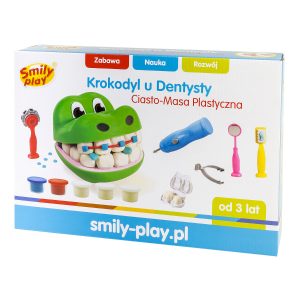 SMILY PLAY Plastikinė tešla, krokodilas pas odontologą