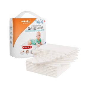 AKUKU Vienkartiniai paklotai 40x60 Baby Soft 15 vnt