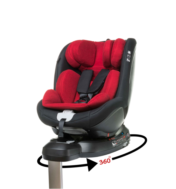 4BABY NANO-FIX sėdynė 0-18 RAUDONA - Image 2