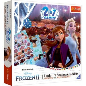 TREFL Frozen II žaidimas Kinijos gyvatės ir kopėčios