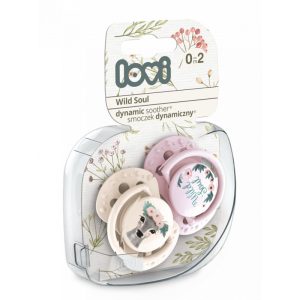 LOVI Dinaminis silikoninis čiulptukas 0-2m 2 vnt Wild Soul Girl