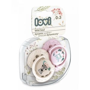 LOVI Dinaminis silikoninis čiulptukas 0-3m 2 vnt Wild Soul Girl