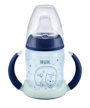 NUK FC buteliukas 150 ml su rankenėlėmis