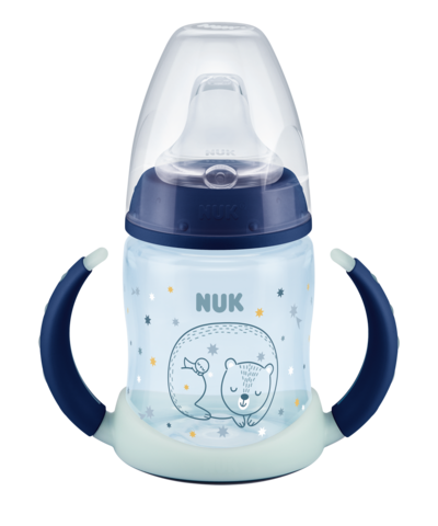 NUK FC buteliukas 150 ml su rankenėlėmis