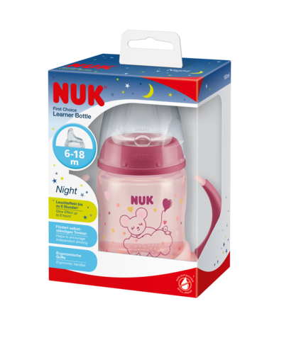 NUK FC buteliukas 150 ml su rankenėlėmis - Image 3